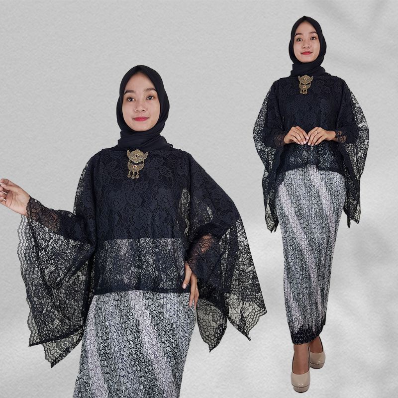 Kebaya Lowo Broklat Wanita Free Size - Naira Batik