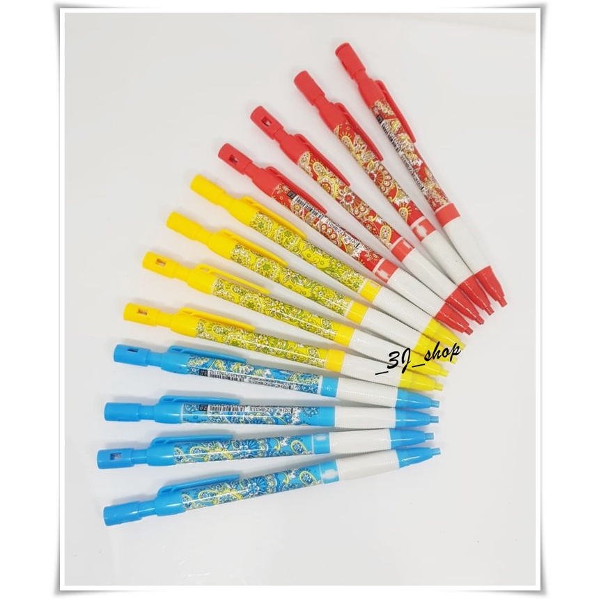 

0313-Tozhca Pencil Mekanik Motif Gambar Batik 2.0mm 12 Pcs / Sharpener Movable Pencil / Penicl Mekanik Tidak Mudah Patah / Pencil Mekanik Top Quality