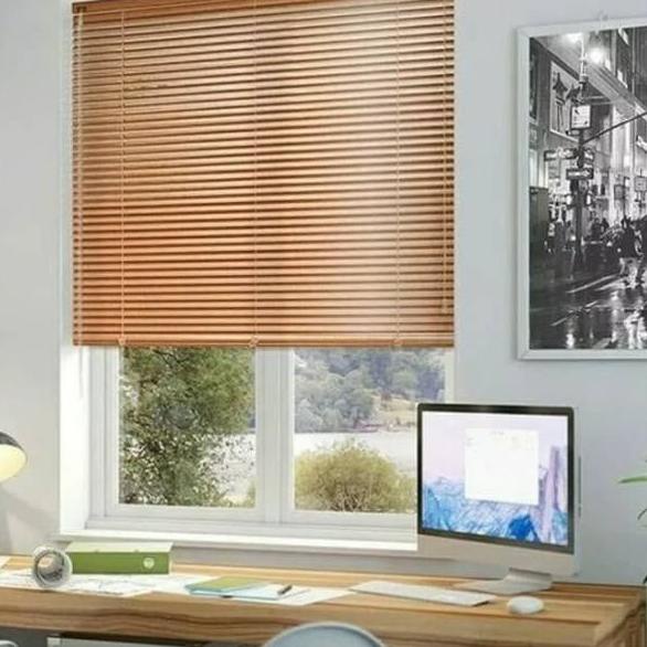 KRIS venetian tirai plastik pvc gulung jendela / blind roller uk 40 x 180 cm