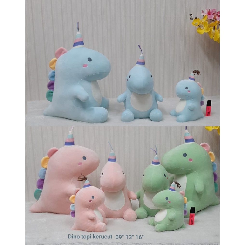 Boneka Dino Standing 20cm/boneka animal/boneka dinosaurus