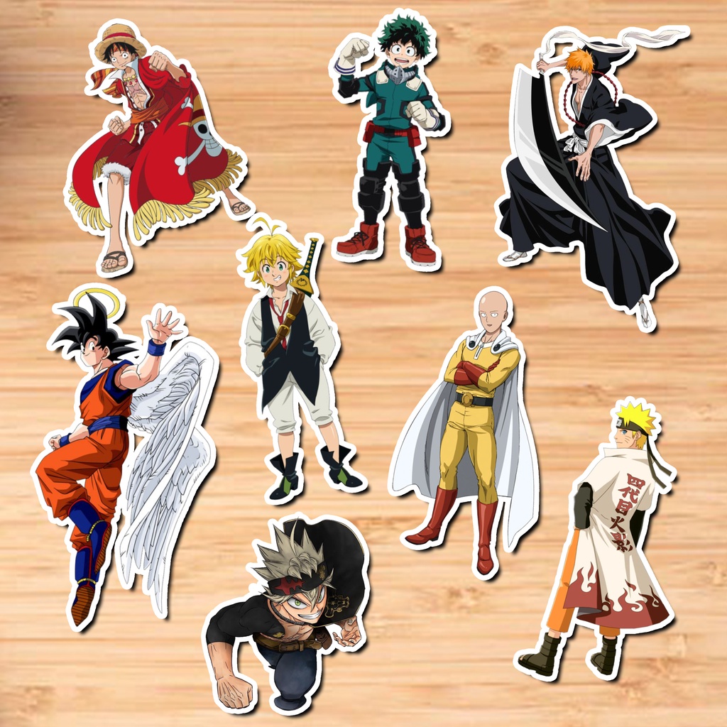 

Stiker Vinil Anime Anti Air Stiker Untuk Case Handphone Laptop Dan Lainnya