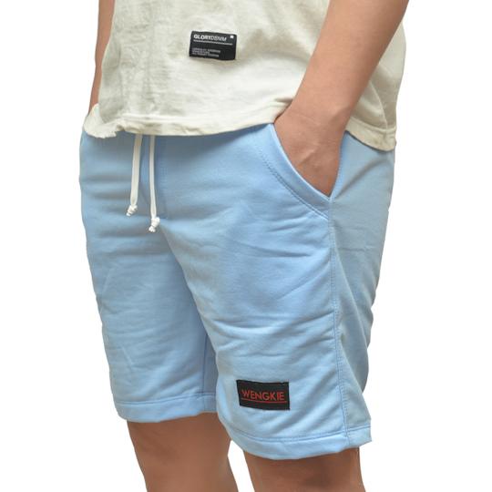 Wengkie.id / Boardshort / celana pendek pria / celana pendek wanita / celana casual / celana pendek murah / Warna Baby Blue