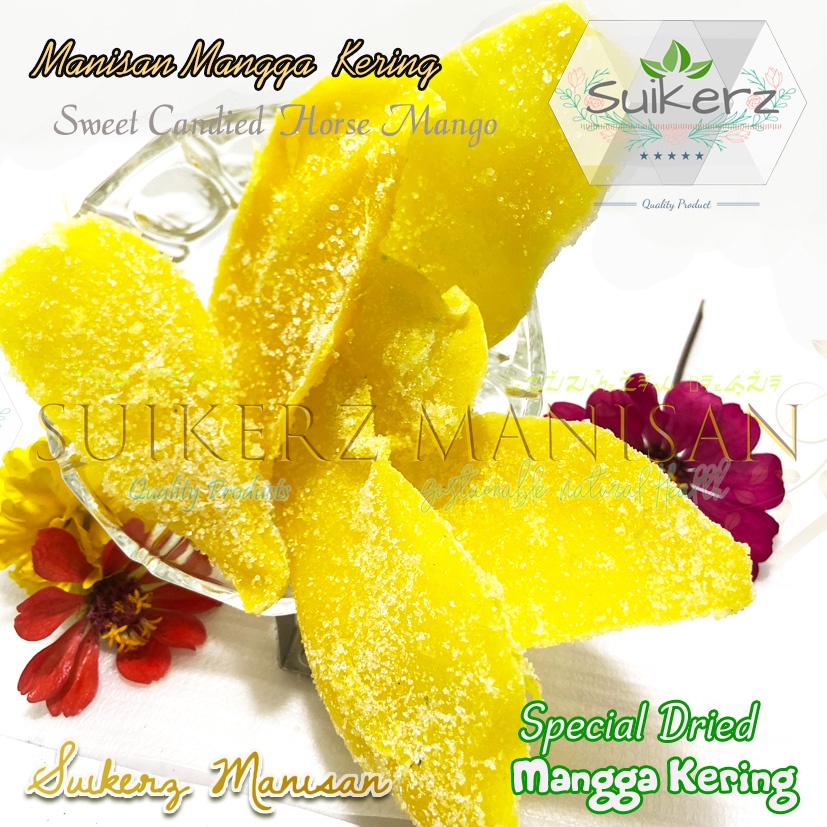 

Manisan buah mangga kering 250gram - MANISAN MANGGA KERING CRUNCHY KRIUK KRENYES GARING SUIKERZ MANISAN