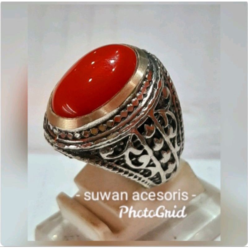 Batu akik marjan cincin batu marjan 01