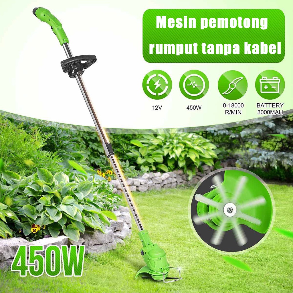 Jual Mesin Potong Rumput Baterai Mesin Pemotong Rumput Taman Alat