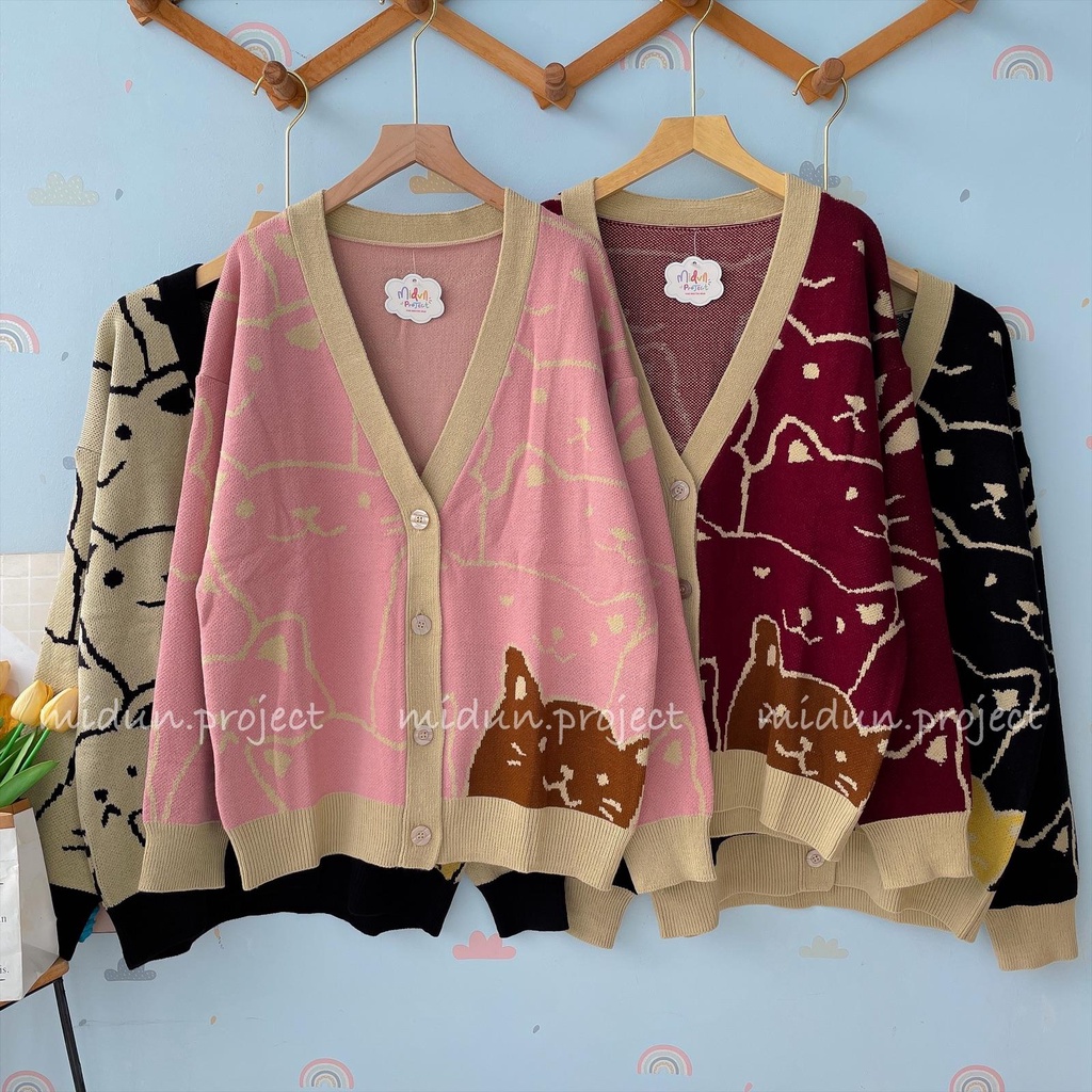 MOSSY CAT CARDY | CARDY RAJUT PREMIUM