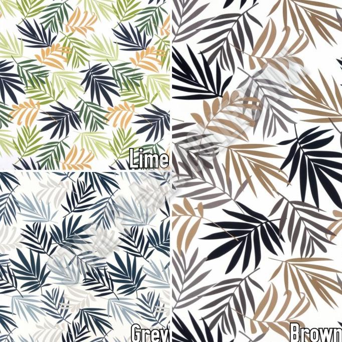 Kain Beludru Velvet Bantal Sofa / Jok Kursi Motif Daun Bambu - Pallazo