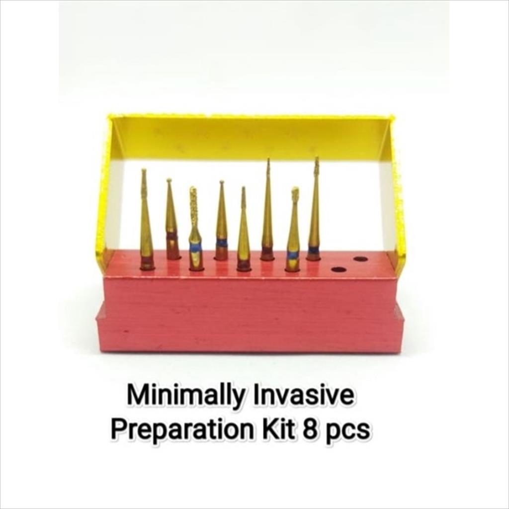 BUR PREPARATION KIT SET / BUR PREPARASI CAVITA CARIES GIGI ANAK DECIDUI