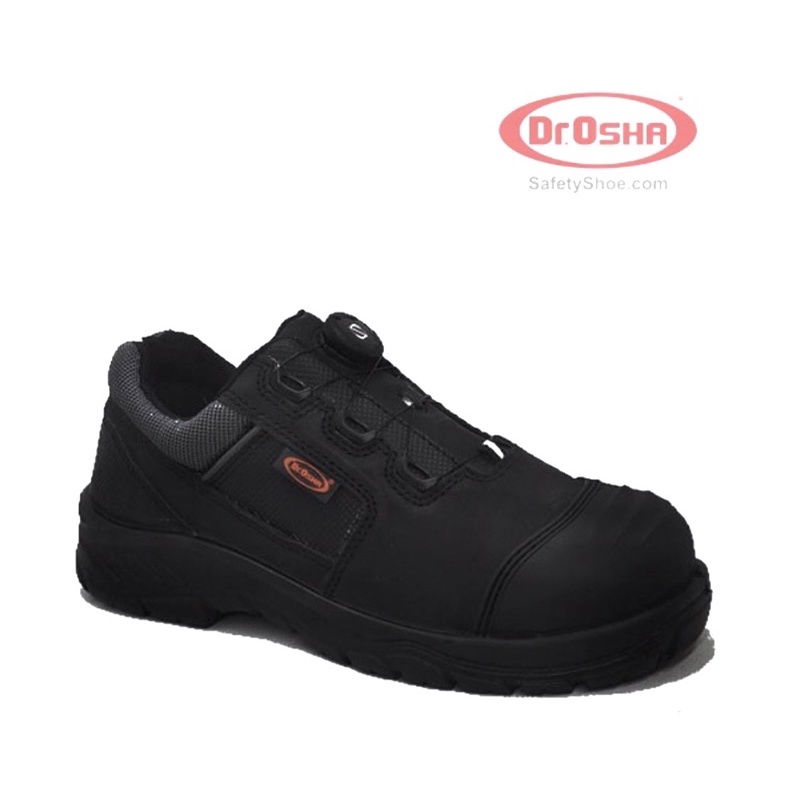 SEPATU SAFETY Dr. Osha 3169 Viper Lace Composite Toe Cap Sepatu Safety Hitam