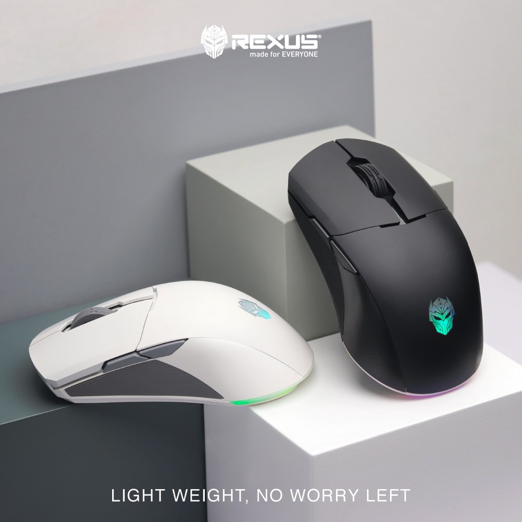 Mouse Gaming Wireless RGB Rexus Arka II Arka-II Arka 2 RX 107 RX-107 RGB Wireless Gaming Mouse