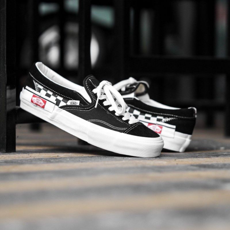 Vans Slip on Cut and paste Black White Original