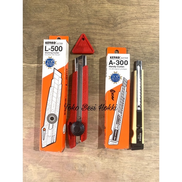 

Pisau Cutter Kenko L-500 & A-300 / Pisau Kenko Besar & Kecil