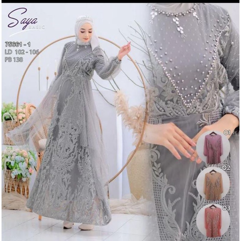 GAMIS ASHILAH [75651-5] SAYA BASIC { LILAC }