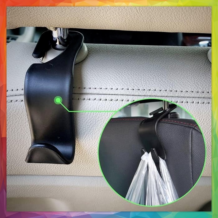 Vehicle Car Headrest Bag Hanger Hook Holder Gantungan Barang Mobil