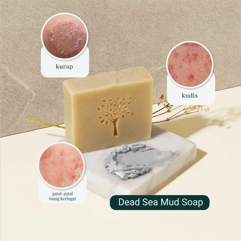 Jual Bio Talk Sabun Herbal Natural Dead Sea Mud (120 gr) - Atasi Ruam