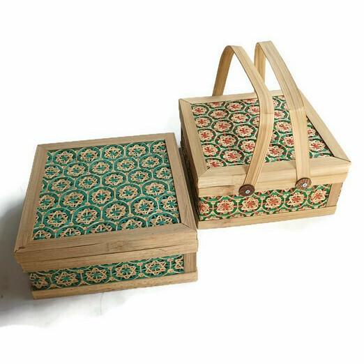 ~@~@~@~@] Hampers kotak anyaman bambu / gift box / Sokase / box hampers