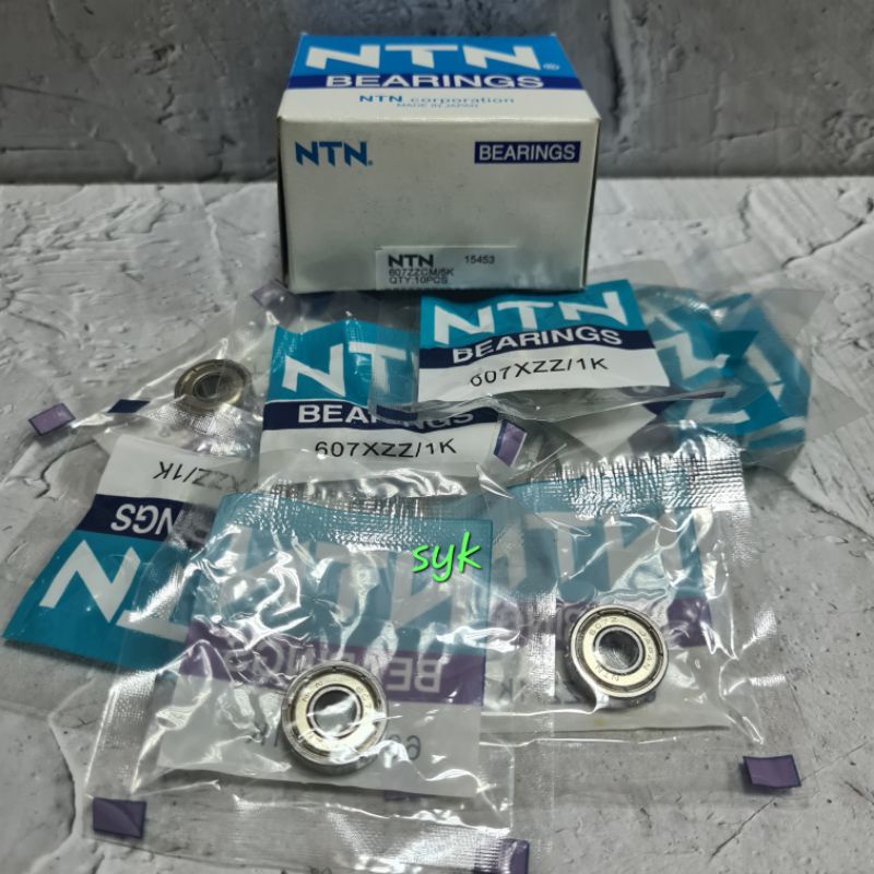 BEARING 607 zz NTN TUTUP BESI