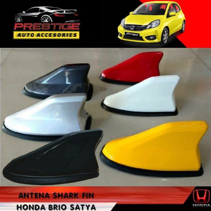 [BAYAR DIRUMAH] Antena Sirip Hiu Shark Fin Antena Fungsi Radio Mobil Honda Brio Satya / Perlengkapan