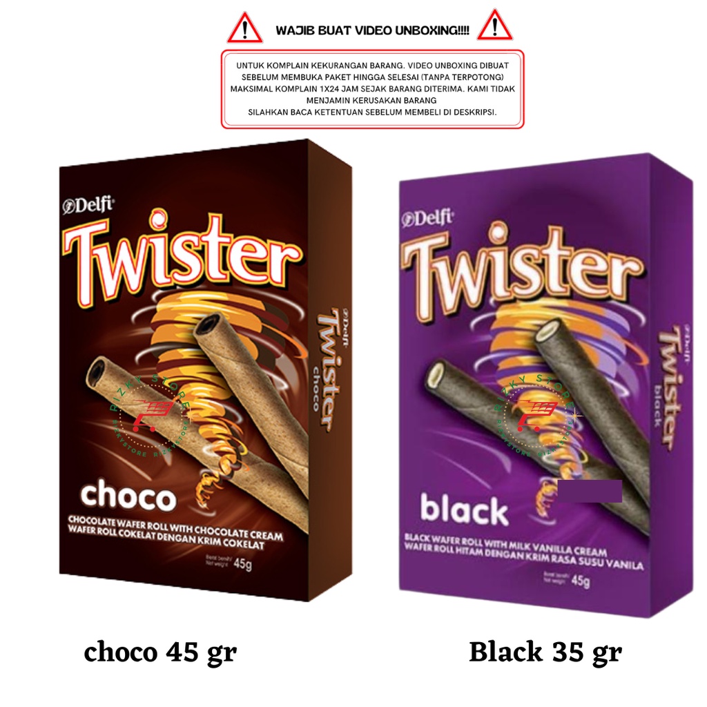 

TWISTER 35g BLACK/CHOCO