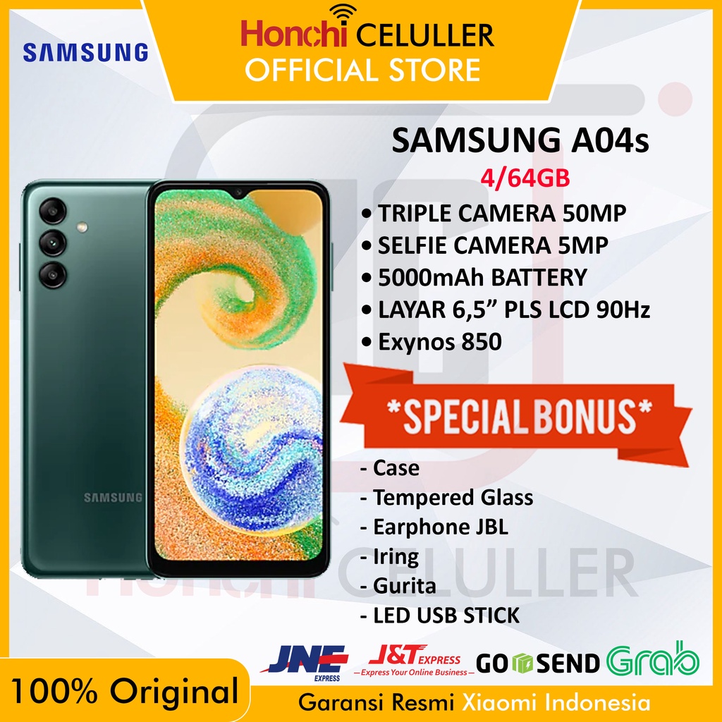 SAMSUNG A04s 4/64GB GARANSI RESMI SAMSUNG INDONESIA SEIN