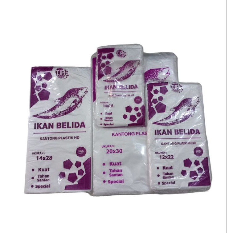 plastik HD ikan belida ungu