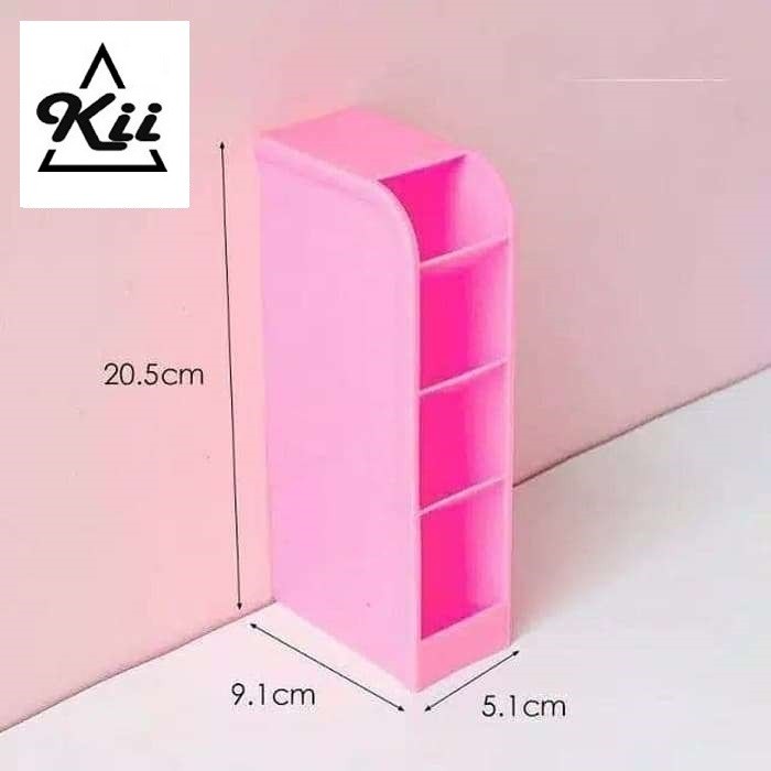 Rak Mini 4 Sekat - Rak Mini ATK - Rak Mini Kosmetik - Rak Mini 4 Slot