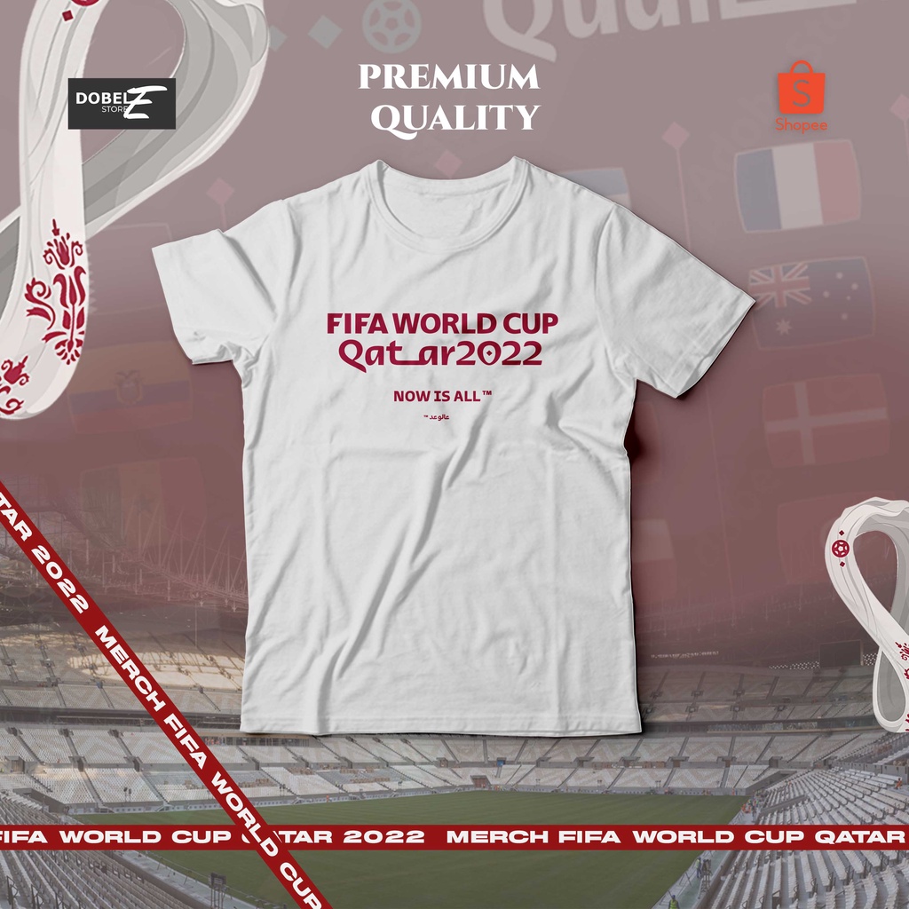 Kaos Merchandise FIFA WORLD CUP QATAR 2022 Premium Quality.
