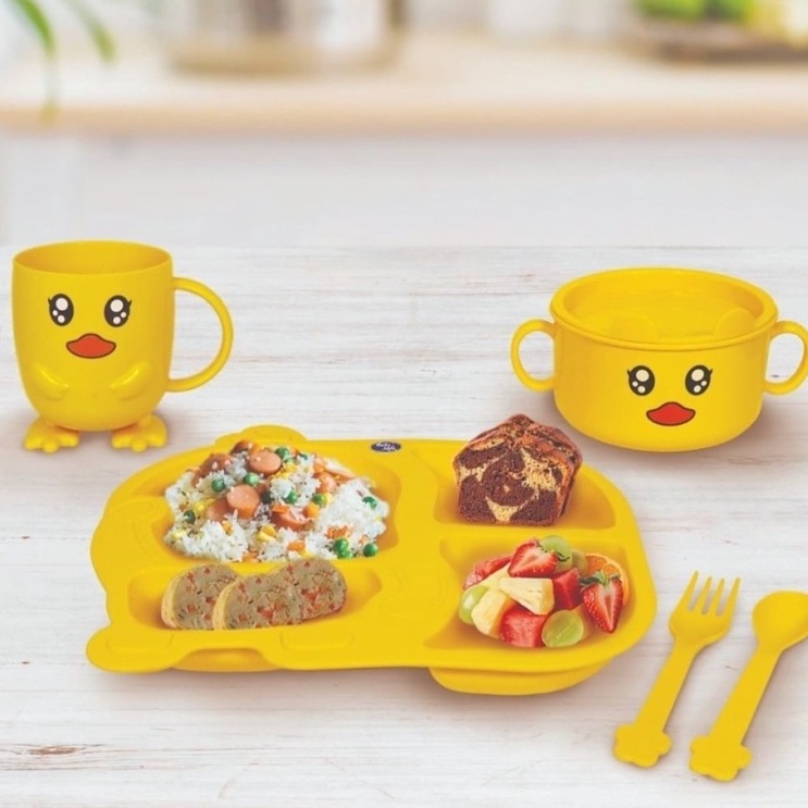 BABY SAFE Duck Feeding Set - Peralatan Makan Anak