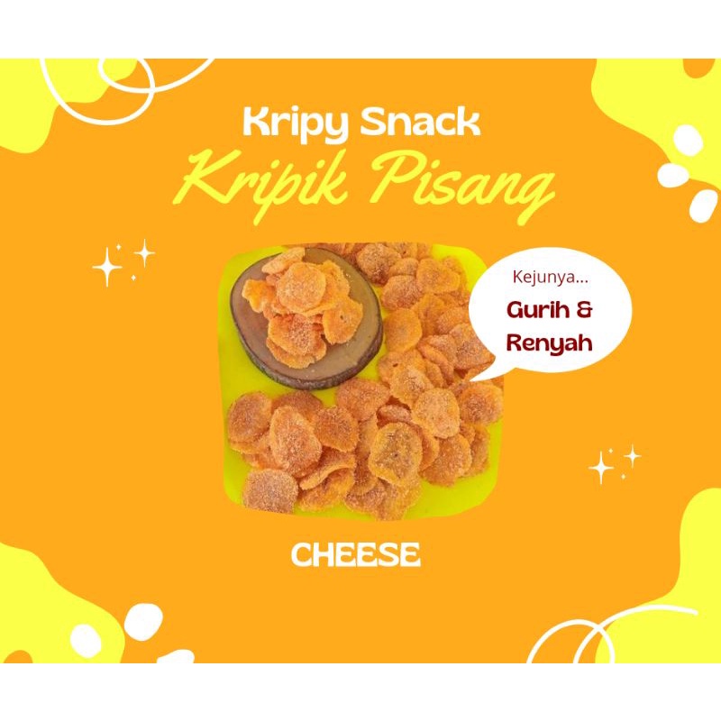 

KRIPIK PISANG CHEESE - Kripy Snack Gurih Asoy