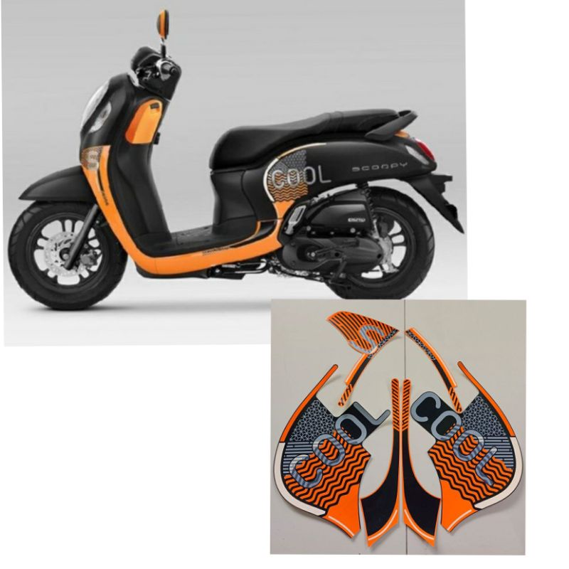 striping Honda Scoopy 2021 2022 sporty fashion blue cool