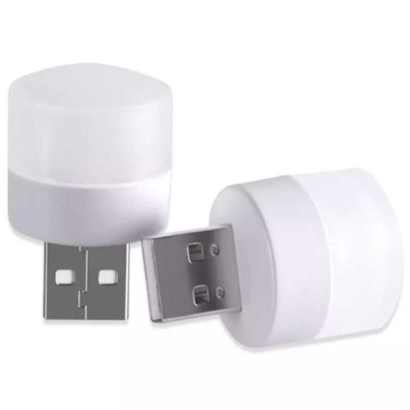 Lampu LED Mini USB Portable / Lampu Penerangan Untuk Baca Belajar Tidur Emergency / Mini Led Bulb Light Usb Bohlam