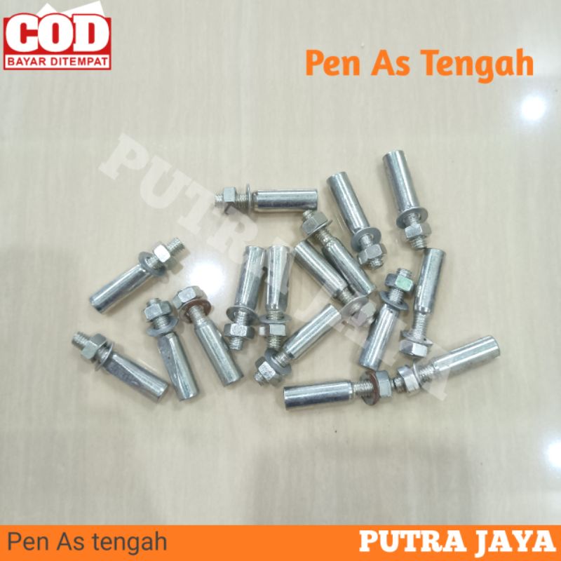 PEN PANTEK CRANK GIR TENGAH PEDAL SEPEDA ONTHEL ONTEL JENGKI 28 26 GEAR AS TENGAH