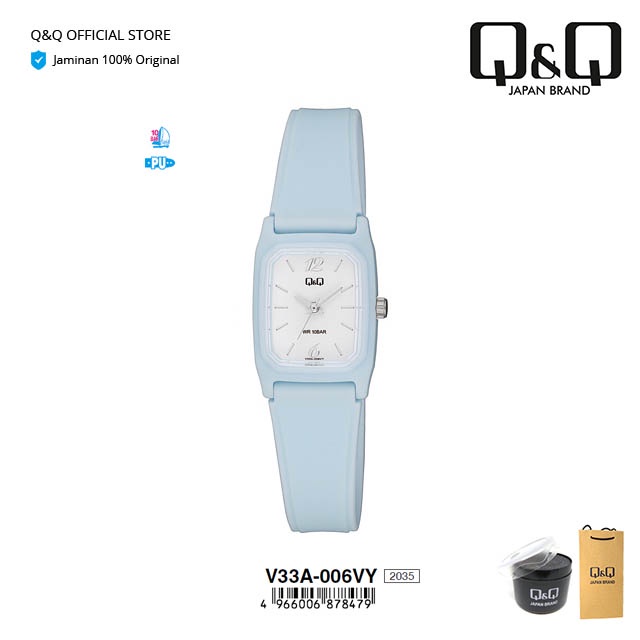 Q&Q QnQ QQ Original Arloji Jam Tangan Anak Lucu Analog - V33 V33A Tahan Air 10 BAR-2