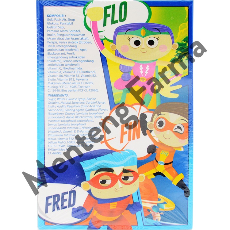 Fitkom Gummy Multivitamin 4 Sachet - Asupan Multivitamin Harian Anak