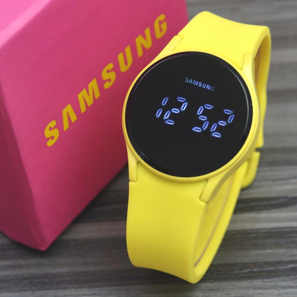 ( BISA COD ) Jam Tangan Wanita SAMSUNG Touch Screen Digital Original BOX Exclusive Rubber Tali Karet