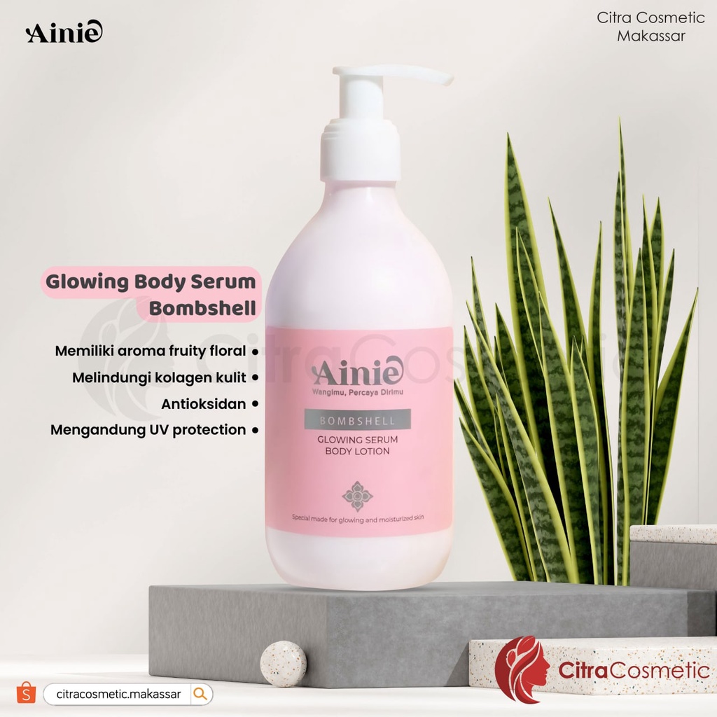 Ainie Glowing Body Serum &amp; Body Lotion 300 Ml