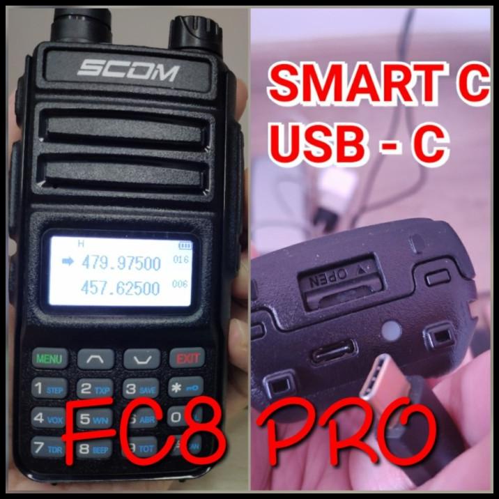 Ht Scom Fc8 Pro Radio Ht Handy Talky Handy Talkie / Uv5R / Uv82