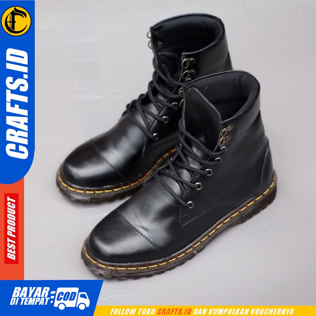 CRAFTS shakira - Sepatu Docmart Loafers Low Boots Wanita
