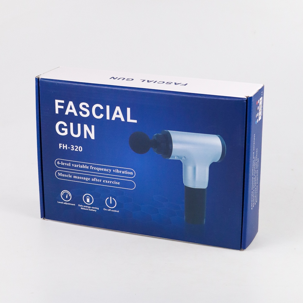 LEHIKO Alat Pijat Elektrik Pundak Punggung Tangan Massage Facial Gun Rechargeable - FH-320 - Black