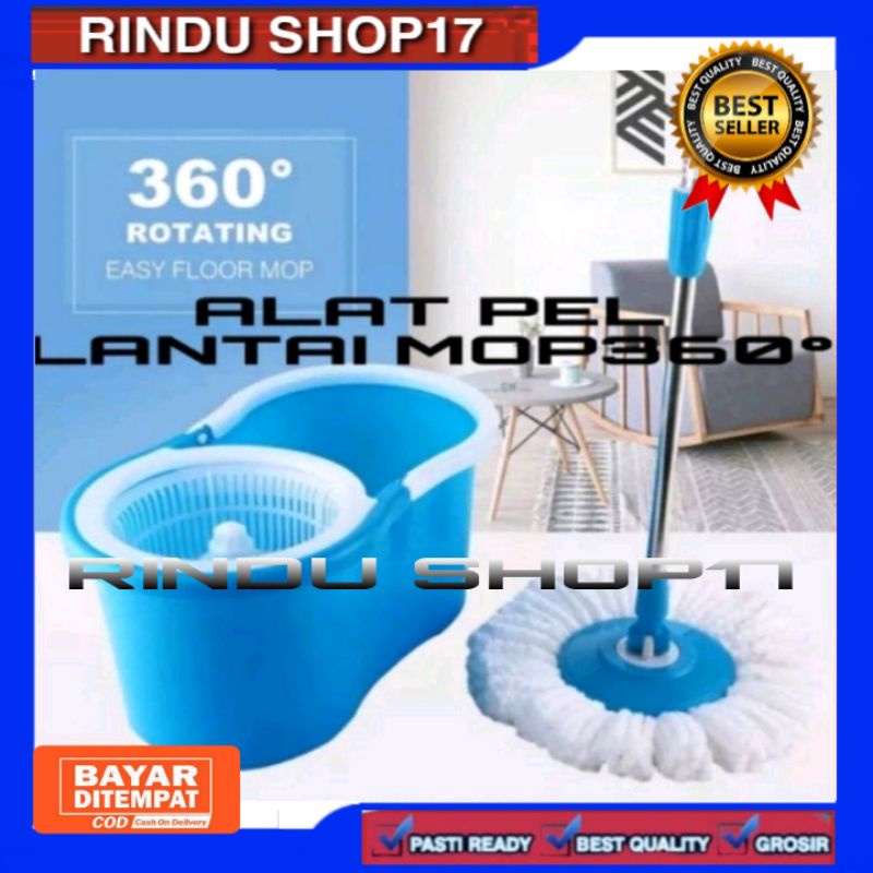 (RS)MAGIC MOP ALAT PEL PUTAR 360 DERAJAT ALAT PEL TANPA PERAS