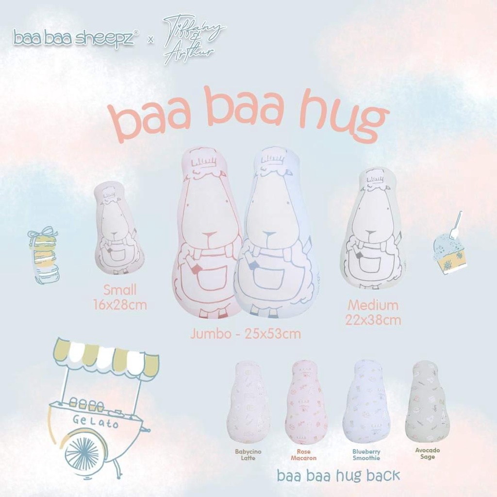 Baabaasheepz Hug Buddy - Chef Baabaa - Rose