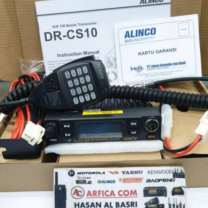 Radio Rig Alinco Dr-Cs10 Vhf Rig Alinco Dr Cs-10 Vhf Garansi Alinco Cs