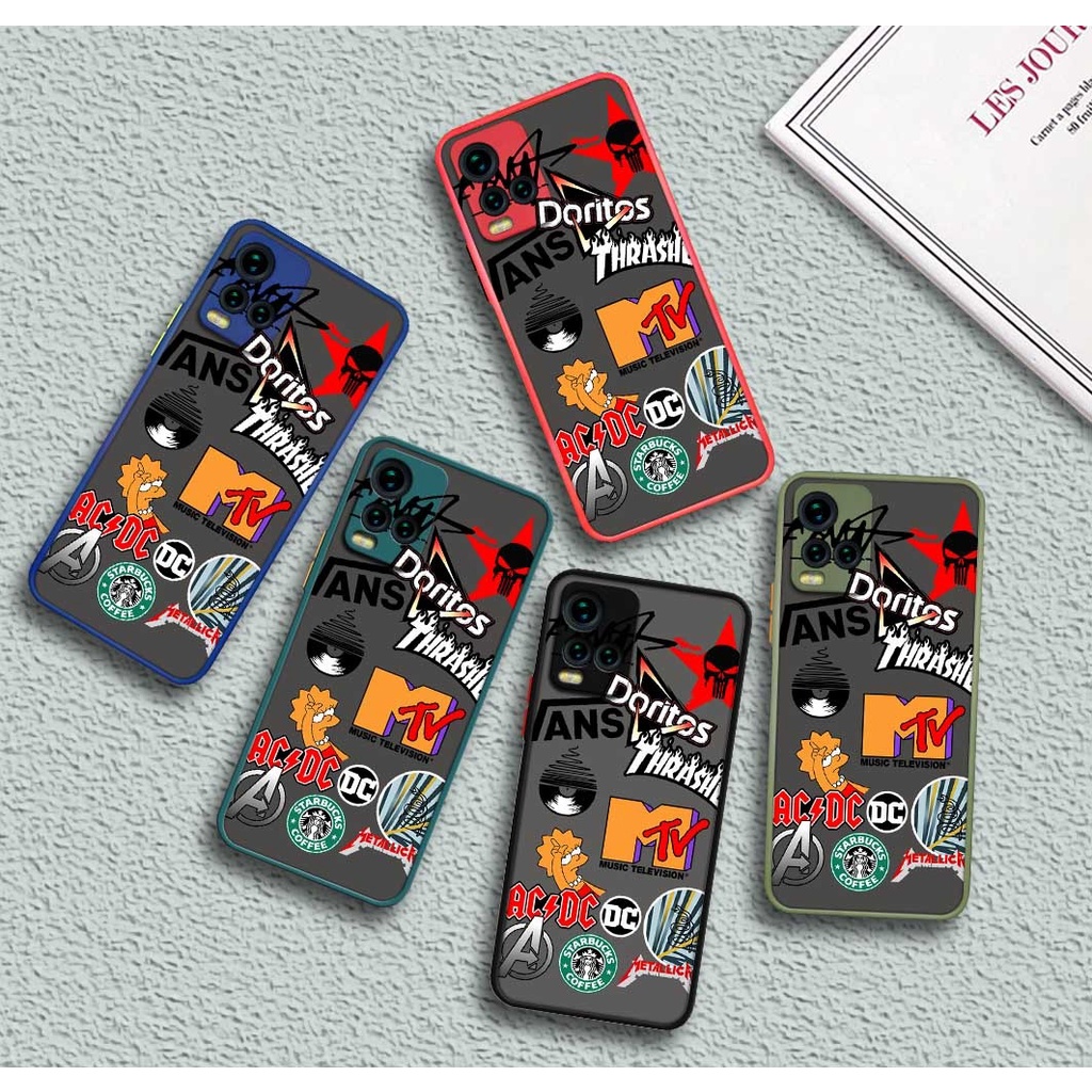 PRINTING HYBRID MTV case infinix hot 9 play 10s 8 10 smart 6 5 hot 11 11s