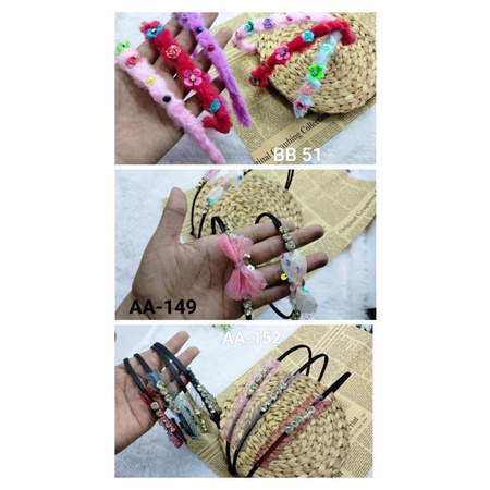 Bando anak &amp; dewasa motif lucu dan unik harga/pcs