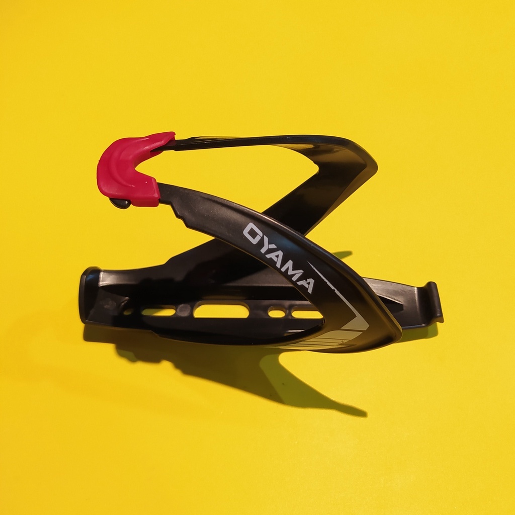 Cage Bidon Rak botol sepeda Oyama Black Red