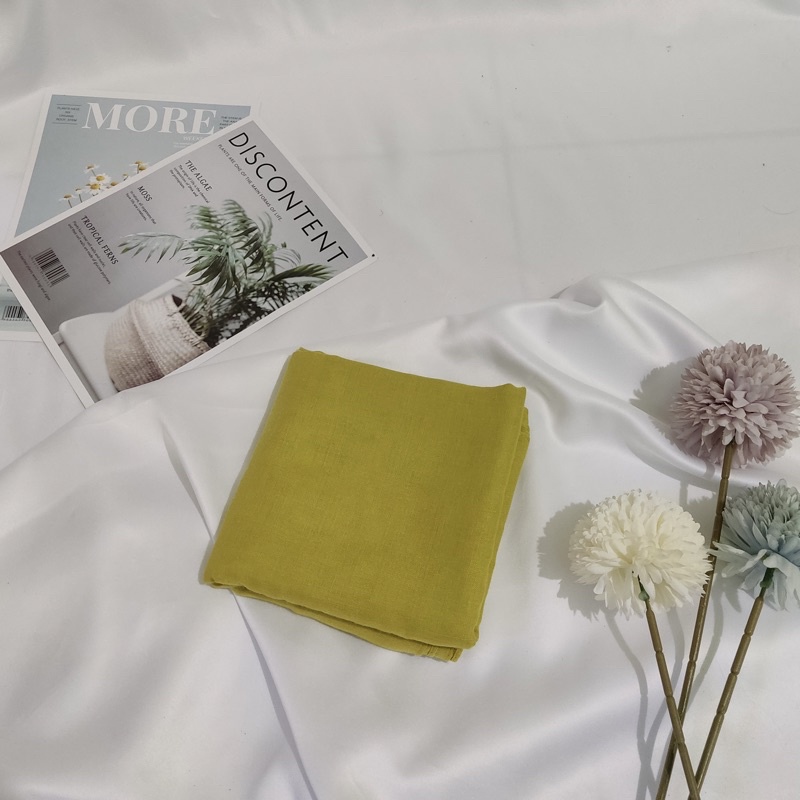 Paris Premium Voal // Paris Premium // Segi Empat Paris Polos-olive