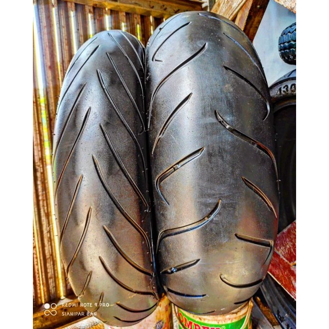 BAN DUNLOP SPORTMAX D222 120 VS 180 55 17 COPOTAN MOGE IMPORT SUPER TEBAL