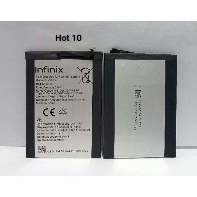Baterai Battery Batre Infinix Hot 10