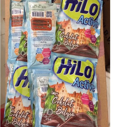 

READY ✅Hilo Belgian Chocolate Milk 10x30 gr susu bubuk coklat|RA8
