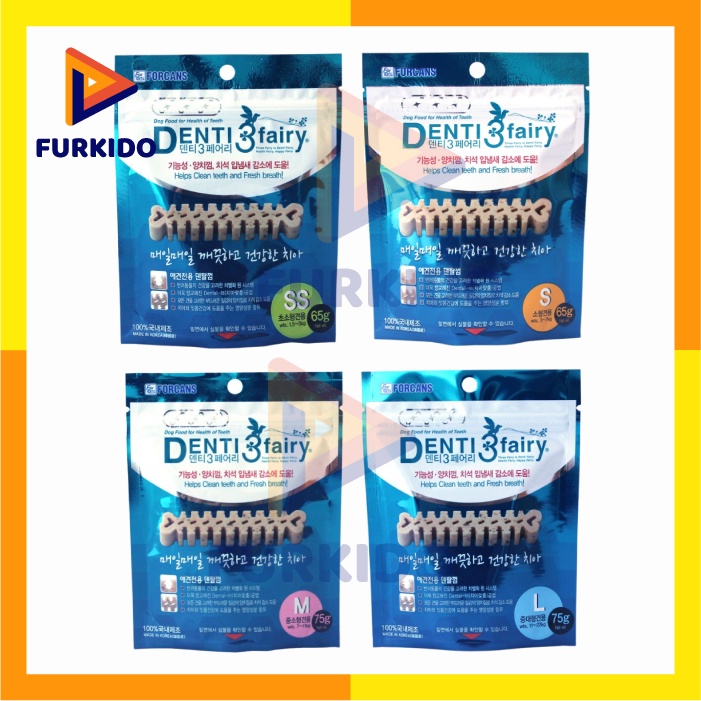 Forcans Denti 3 Fairy / Dental Snack Anjing